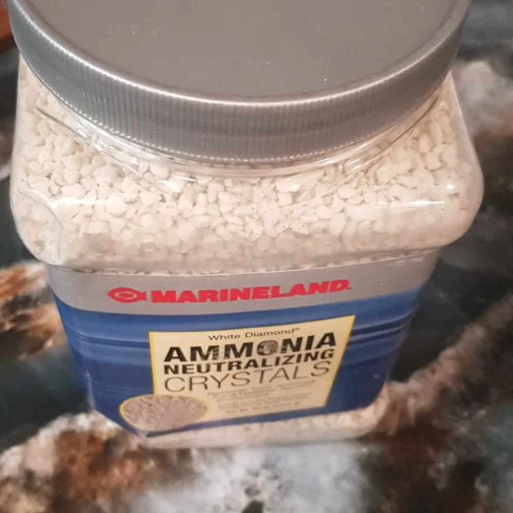 Marineland, white diamond ammonia neutralizing crystals